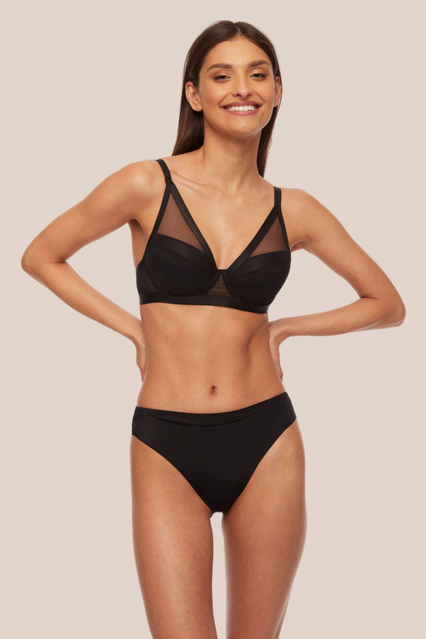 Brazilian Panties With Double Tulle Comfort