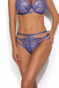 CONTRACTING Panties With Double Tulle Cobalt Reverie